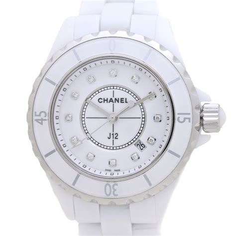 Chanel J12 white ceramic H1628 USED Women 